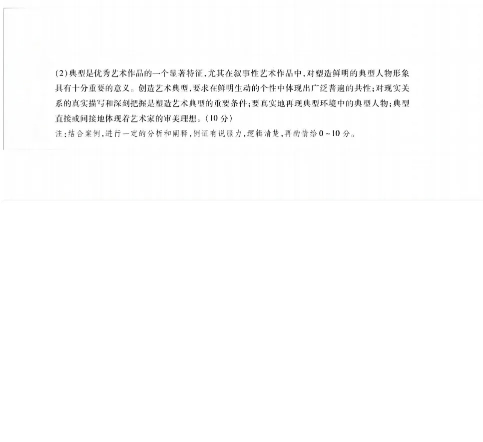 23年贵州成考专升本《艺术概论》真题